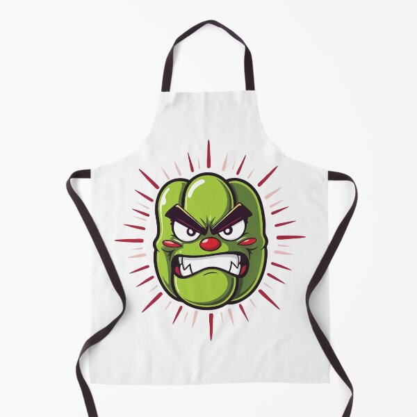 Item preview, Angry Bell Pepper – Funny Food Cartoon Character designed and sold by CrownedCanvas.