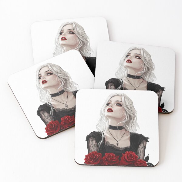 Item preview, Gothic girl with roses designed and sold by Favoryt_art.