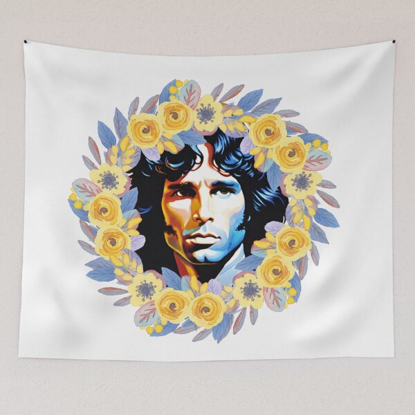 Item preview, Jim Morrison Colorful Floral Art | TheAmericanPoet designed and sold by TheAmericanPoet.