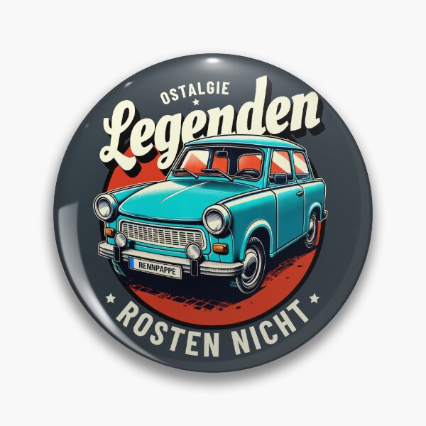 Item preview, "Ostalgie – Legends Don't Rust" GDR cult car Trabi Trabant designed and sold by Infinitee8hirts.