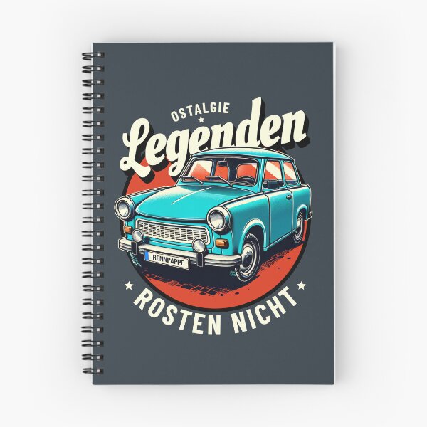 Item preview, "Ostalgie – Legends Don't Rust" GDR cult car Trabi Trabant designed and sold by Infinitee8hirts.
