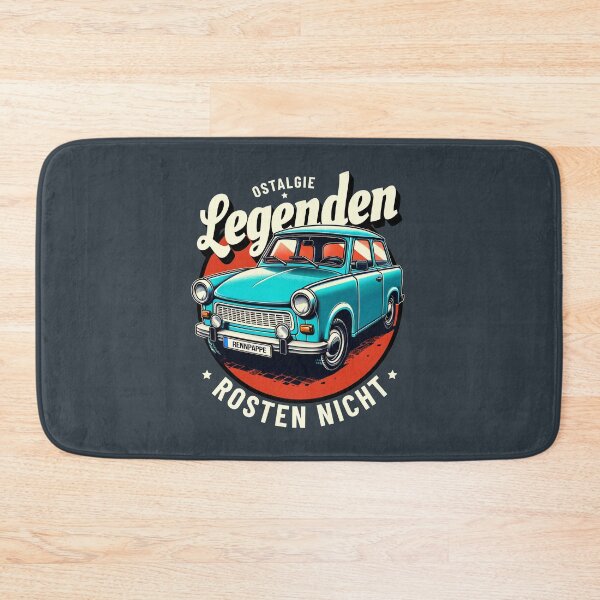Item preview, "Ostalgie – Legends Don't Rust" GDR cult car Trabi Trabant designed and sold by Infinitee8hirts.