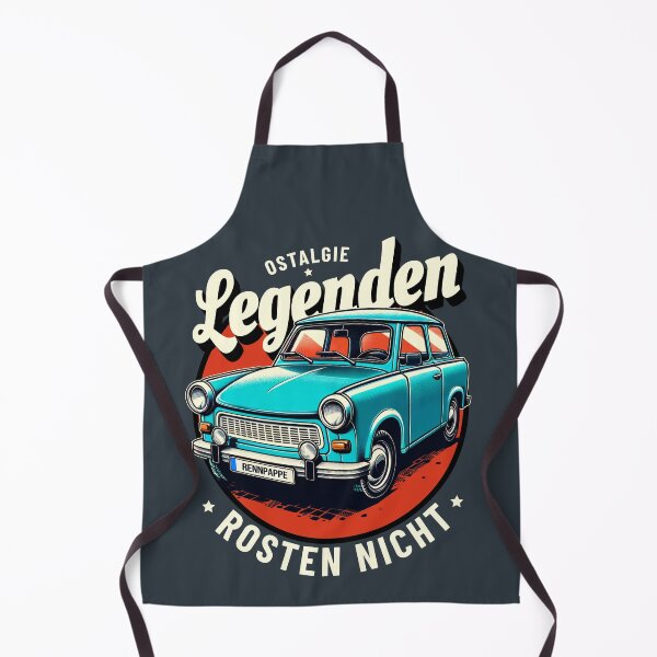 Item preview, "Ostalgie – Legends Don't Rust" GDR cult car Trabi Trabant designed and sold by Infinitee8hirts.