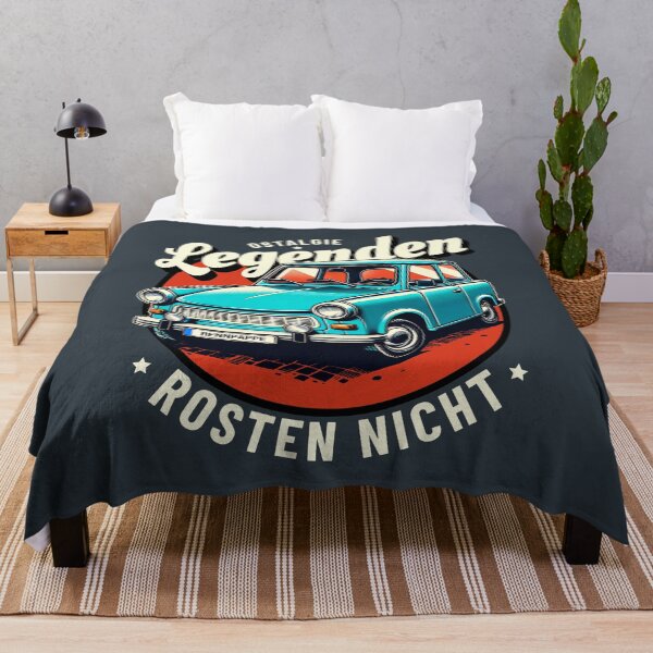 Item preview, "Ostalgie – Legends Don't Rust" GDR cult car Trabi Trabant designed and sold by Infinitee8hirts.