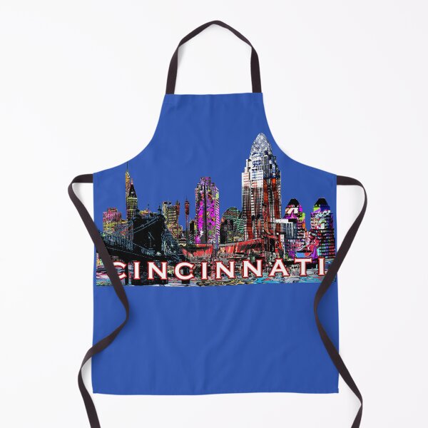 Item preview, Colorful Cincinnati Skyline – Neon Graffiti Street Art designed and sold by Phat Dog Designs .