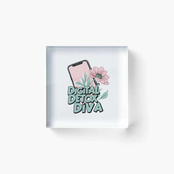 Item preview, Digital Detox Diva: Tech Blooms designed and sold by zoughlal.