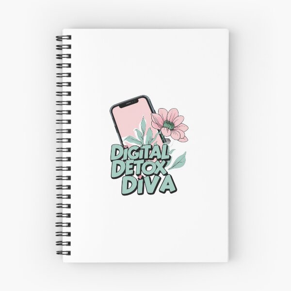 Item preview, Digital Detox Diva: Tech Blooms designed and sold by zoughlal.