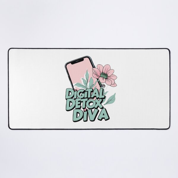 Item preview, Digital Detox Diva: Tech Blooms designed and sold by zoughlal.