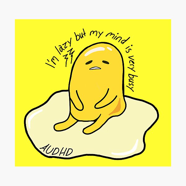 Artikelvorschau, Gudetama AUDHD entworfen und verkauft von MasKarTronik.
