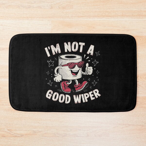 Item preview, I’m Not a Good Wiper – Funny Toilet Paper Cartoon Design designed and sold by love3617.