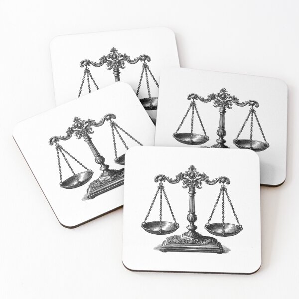 Item preview, Equitable Symbol Dark Scales of Justice as a Emblem of Fairness designed and sold by NTGUILTY.