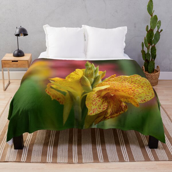 Item preview, Yellow Canna Flower - Vibrant Floral Photography – Nature’s Bloom in Full Color designed and sold by EmiBarDesign.