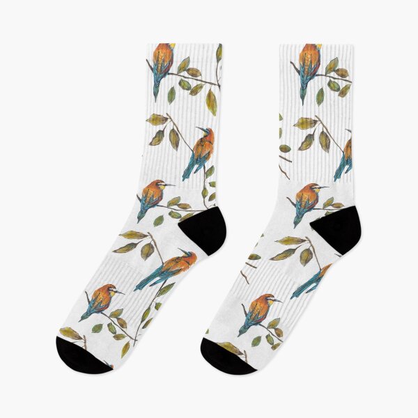 Item preview, Bee Eaters with foliage designed and sold by Lisa Enright.