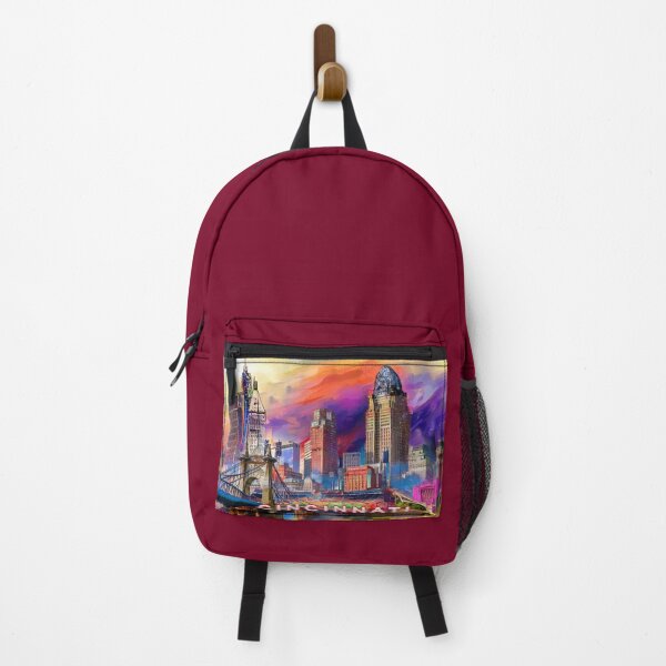 Item preview, Vibrant Cincinnati Skyline – Urban Graffiti Street Art designed and sold by Phat Dog Designs .