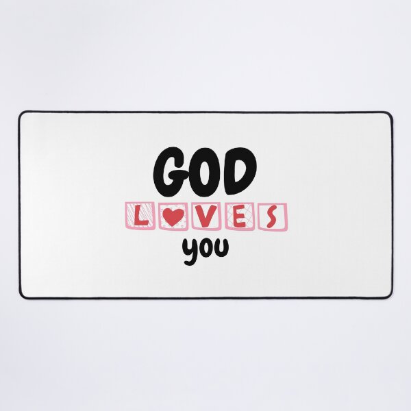 Item preview, God loves you designed and sold by SacredSoulCraft.