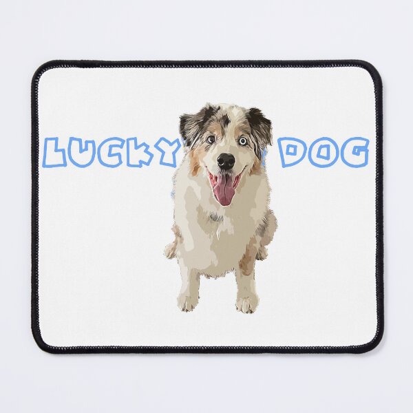 Item preview, The original lucky dog. Bowie. designed and sold by ImALuckyDog.