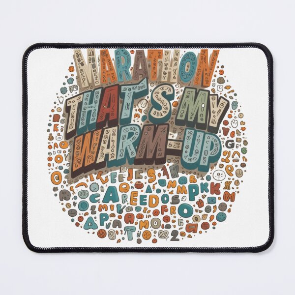 Item preview, Marathon that´s my warm up, cartoon  designed and sold by Tees16.