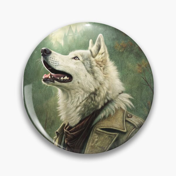 Item preview, Victorian Husky Gentleman Walk Moody Romantic Night Dog designed and sold by NuttyAnimals.