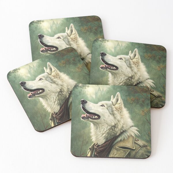 Item preview, Victorian Husky Gentleman Walk Moody Romantic Night Dog designed and sold by NuttyAnimals.