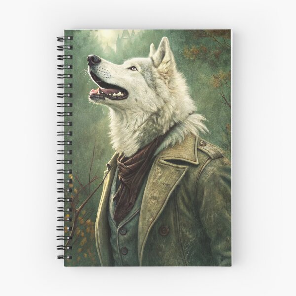 Item preview, Victorian Husky Gentleman Walk Moody Romantic Night Dog designed and sold by NuttyAnimals.