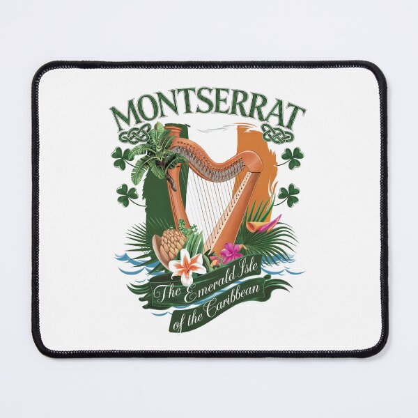 Item preview, MONTSERRAT - The Emerald Isle of the Caribbean Irish designed and sold by CELTIC-DESIGNS.
