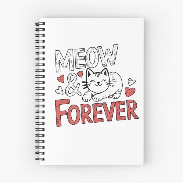 Item preview, Meow & Forever - Cute Cat Lover T-Shirt designed and sold by ju-jugno.