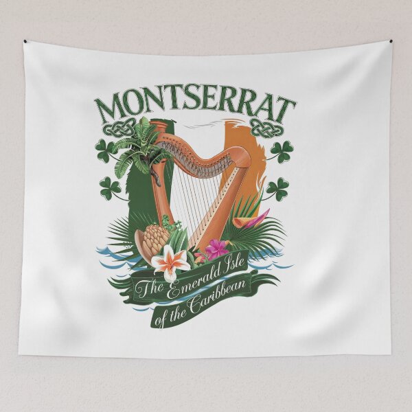 Item preview, MONTSERRAT - The Emerald Isle of the Caribbean Irish designed and sold by CELTIC-DESIGNS.