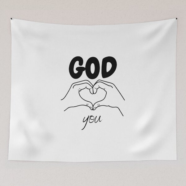 Item preview, God loves you designed and sold by SacredSoulCraft.