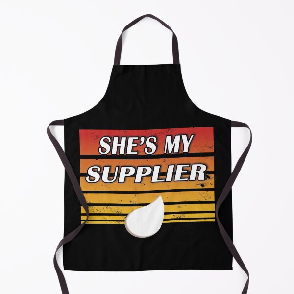 Item preview, She's my supplier (orange distressed) designed and sold by WordyDreams.