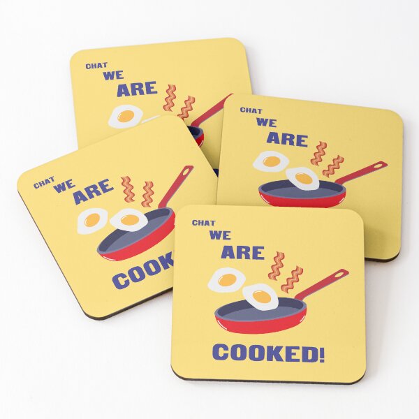 Item preview, Chat We Are Cooked! designed and sold by annattodesign.