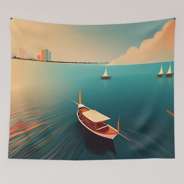 Item preview, Tranquil coastal view designed and sold by boogeyman.
