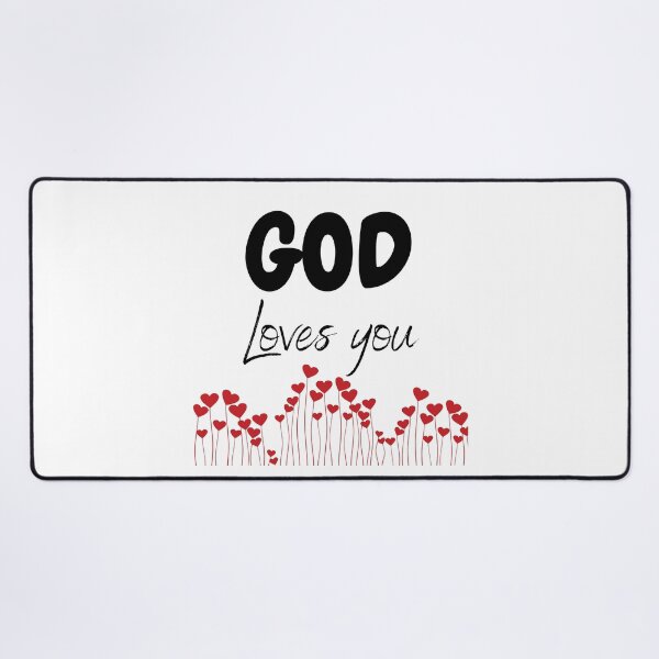 Item preview, God loves you designed and sold by SacredSoulCraft.