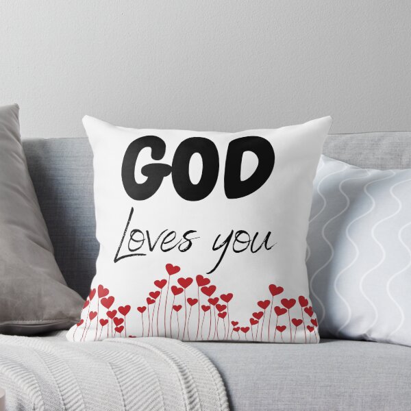 Item preview, God loves you designed and sold by SacredSoulCraft.