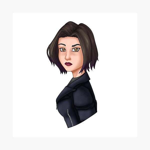 Item preview, Retrato de mujer seria nb designed and sold by AssortedDrawings.