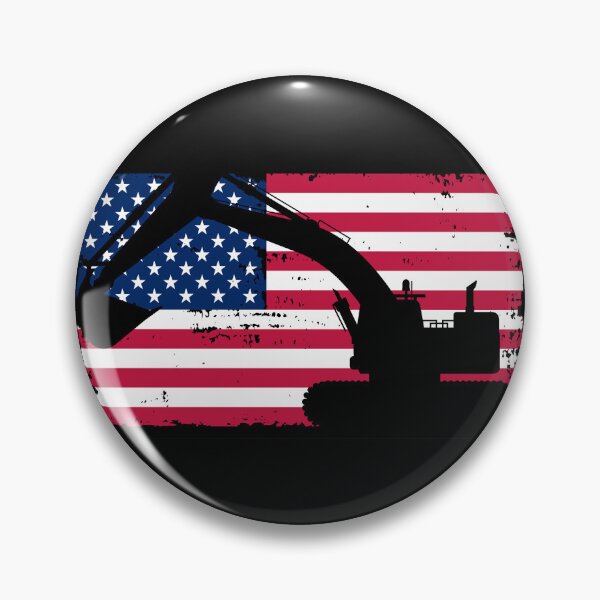 Item preview, Excavator League American Flag Edition designed and sold by muskitt.