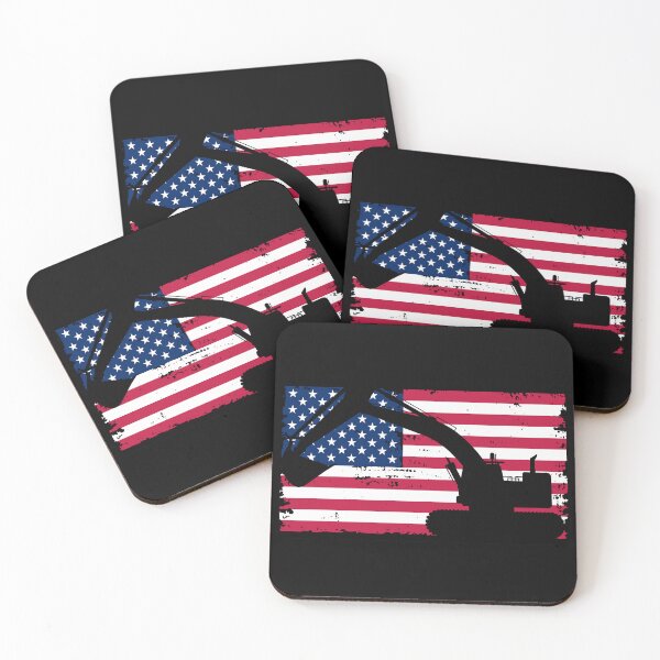 Item preview, Excavator League American Flag Edition designed and sold by muskitt.