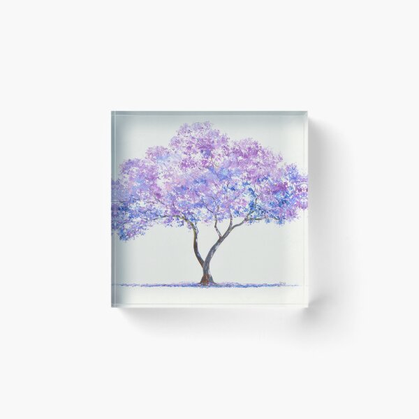 Item preview, Jacaranda Tree in blossom designed and sold by MatsonArtDesign.