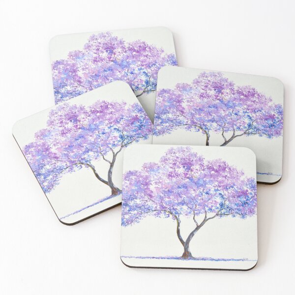 Item preview, Jacaranda Tree in blossom designed and sold by MatsonArtDesign.