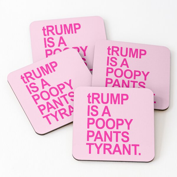 Item preview, tRUMP is a POOPY PANTS TYRANT (hot pink 3) designed and sold by Thelittlelord.