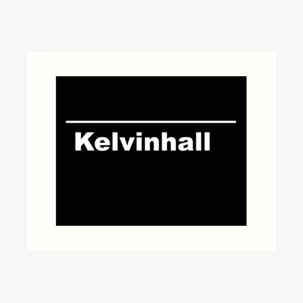 Artikel-Vorschau von Geo3Doodles U-Bahnstation Glasgow (Kelvinhall) im NYC-Stil, designt und verkauft von Geo3doodles.