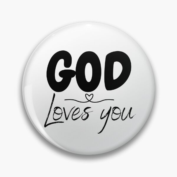 Item preview, God loves you designed and sold by SacredSoulCraft.