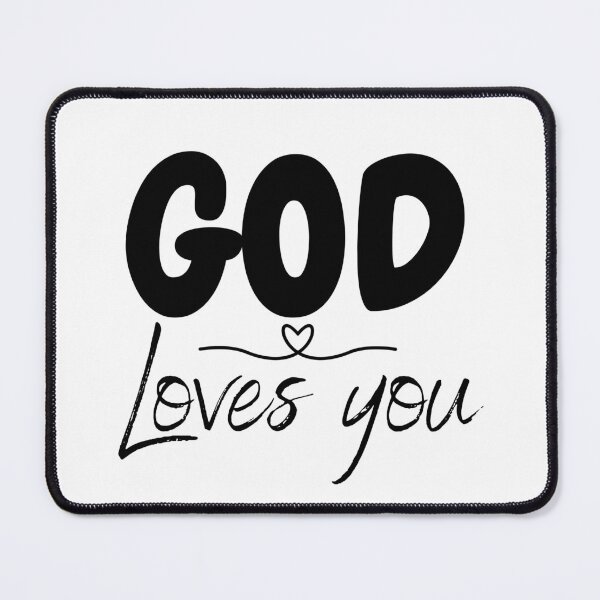 Item preview, God loves you designed and sold by SacredSoulCraft.