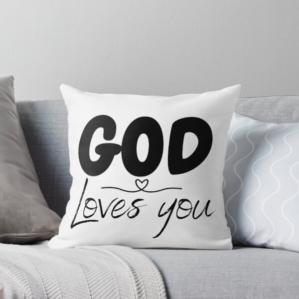 Item preview, God loves you designed and sold by SacredSoulCraft.