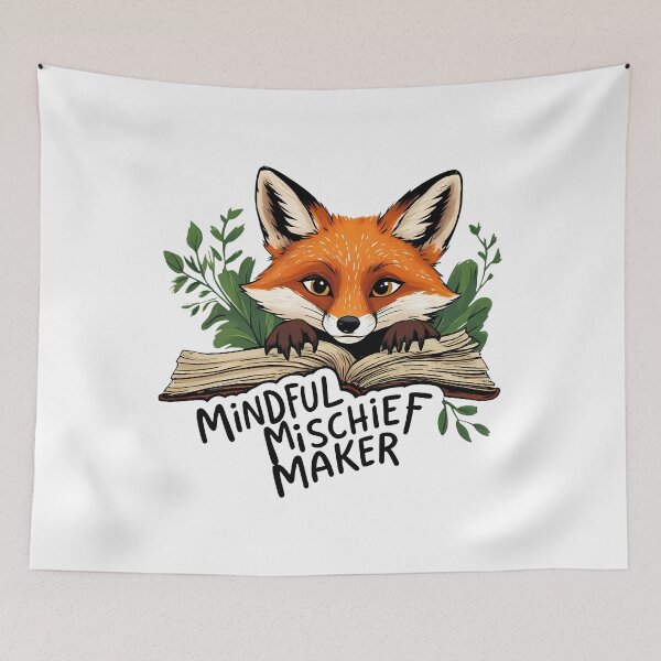 Item preview, Fox & Folio: Mindful Mischief Maker designed and sold by zoughlal.