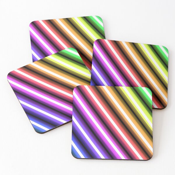 Item preview, Rainbow Neon Light Lines Pattern designed and sold by Aerospade.