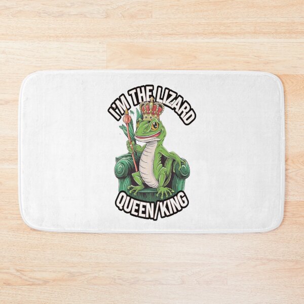 Item preview, I’m the Lizard Queen/King – Funny Reptile Lover Design designed and sold by Petpixy.