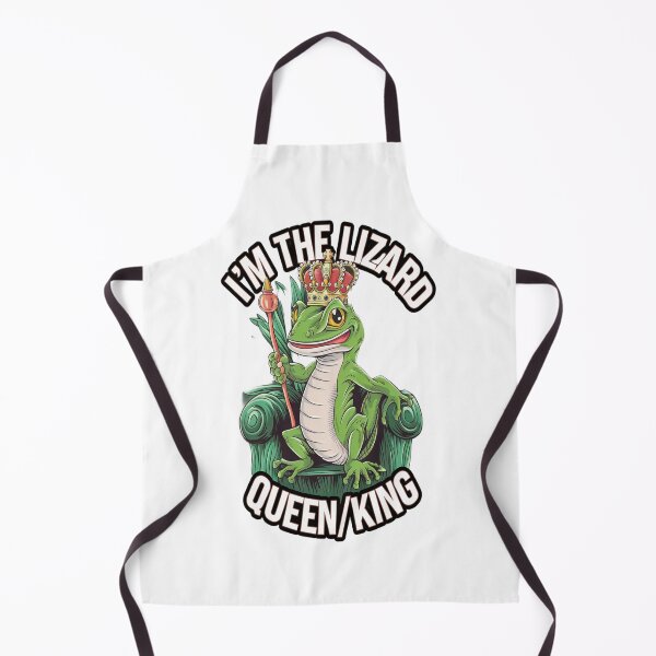 Item preview, I’m the Lizard Queen/King – Funny Reptile Lover Design designed and sold by Petpixy.