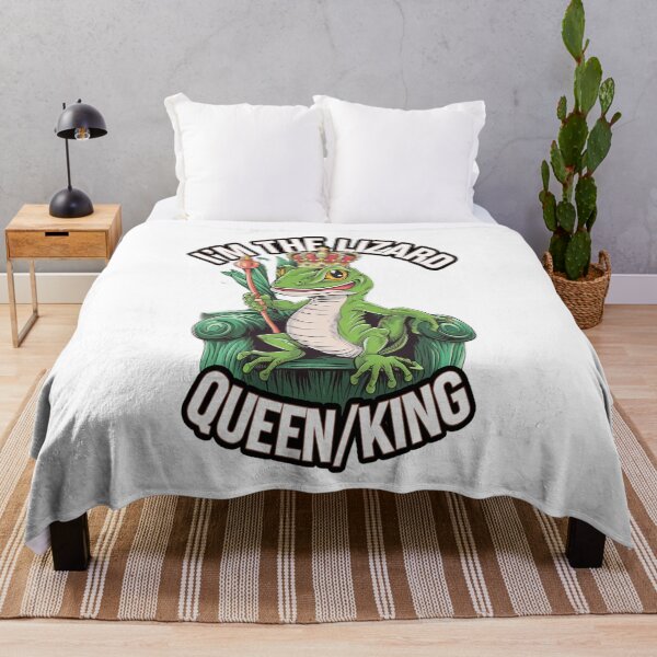 Item preview, I’m the Lizard Queen/King – Funny Reptile Lover Design designed and sold by Petpixy.
