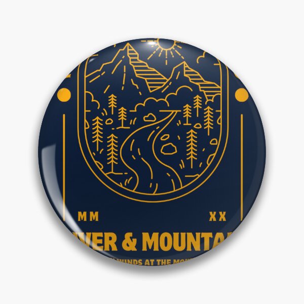 Item preview, River and Mountain Illustration designed and sold by Divya-Hirodiya.