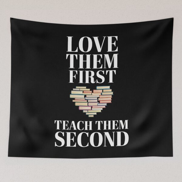 Item preview, Love Them First Teach Them Second Teacher Valentines designed and sold by Redgiant87x.